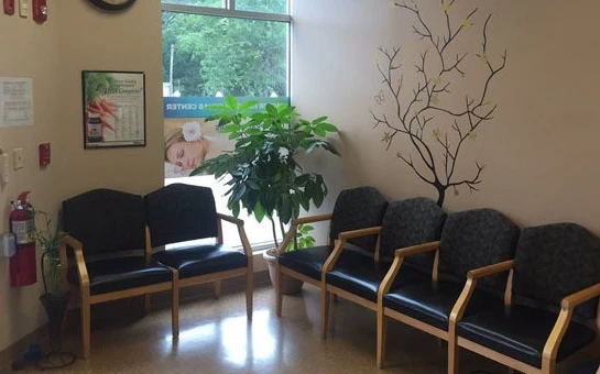 Waiting room at the Bergenfield office